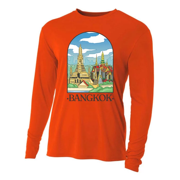 Bangkok Thailand Landscape Cooling Performance Long Sleeve Crew