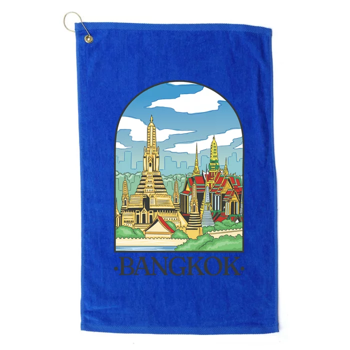 Bangkok Thailand Landscape Platinum Collection Golf Towel