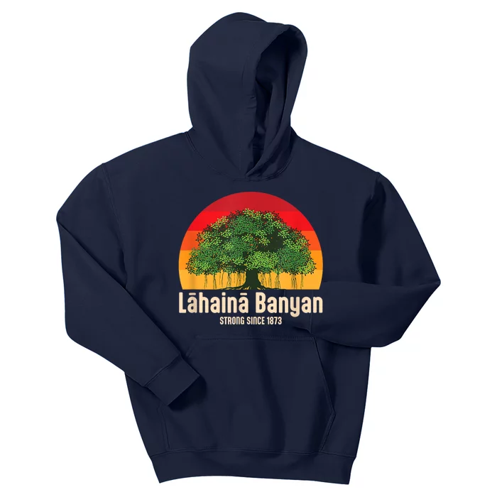 Banyan Tree Lahaina Maui Hawaii Kids Hoodie