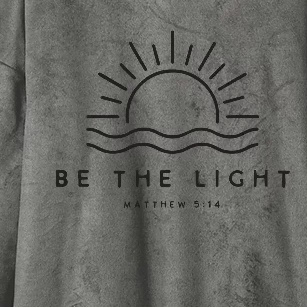 Be The Light Christian Inspirational Hooded Wearable Blanket