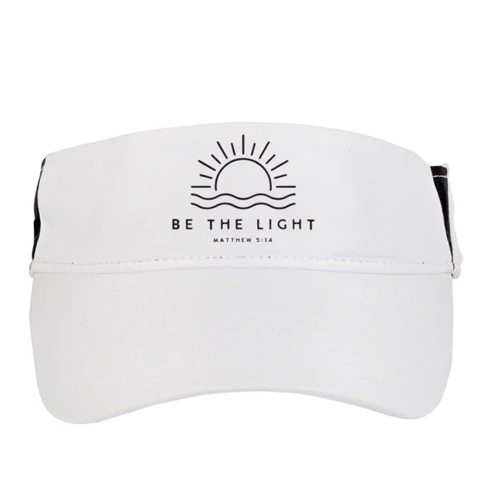 Be The Light Christian Inspirational Adult Drive Performance Visor