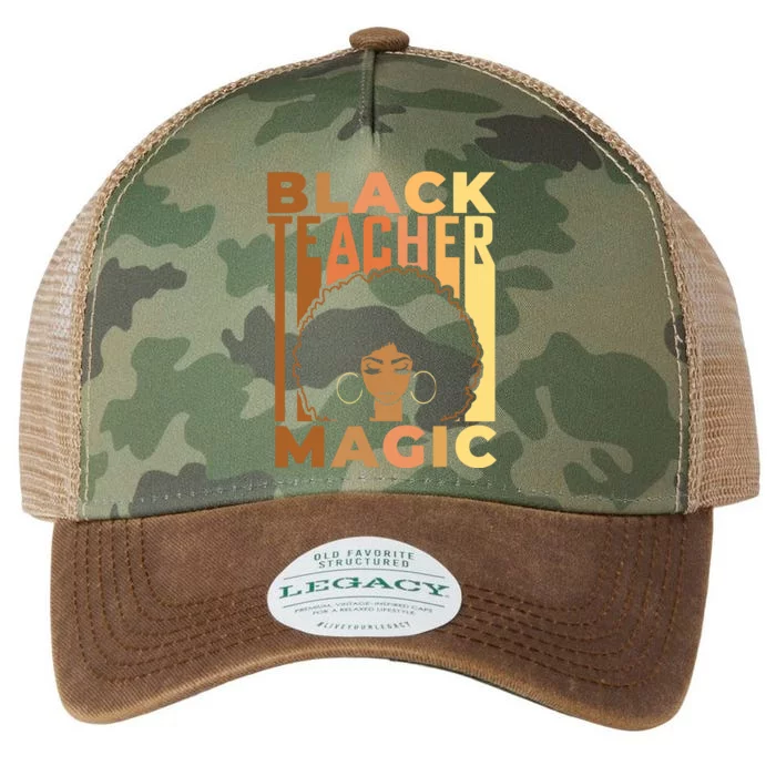 Black Teacher Magic Black History Month Melanin Legacy Tie Dye Trucker Hat