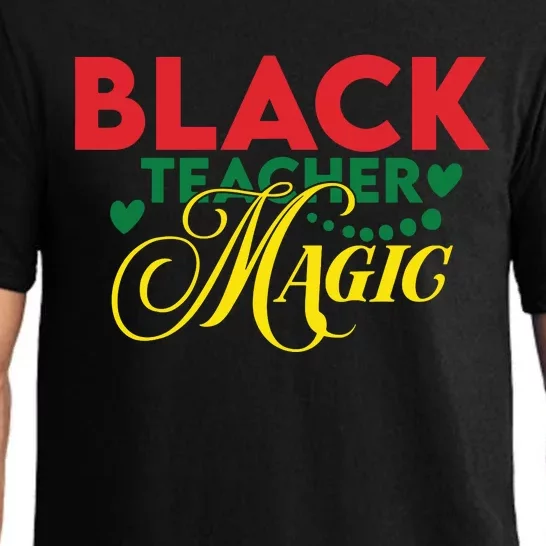 Black Teacher Magic Teacher Black History Month Pajama Set