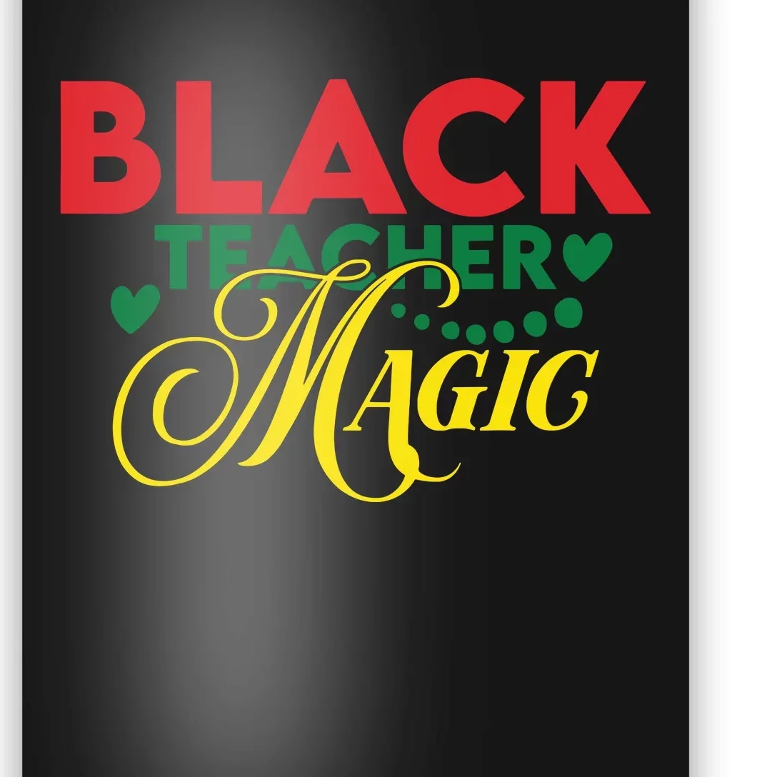 Black Teacher Magic Teacher Black History Month Poster