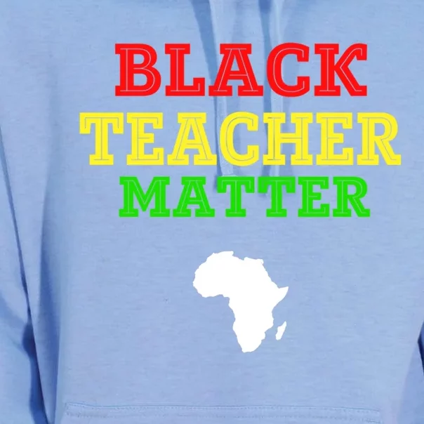 Black Teacher Matter Black History Month African American Great Gift Unisex Surf Hoodie