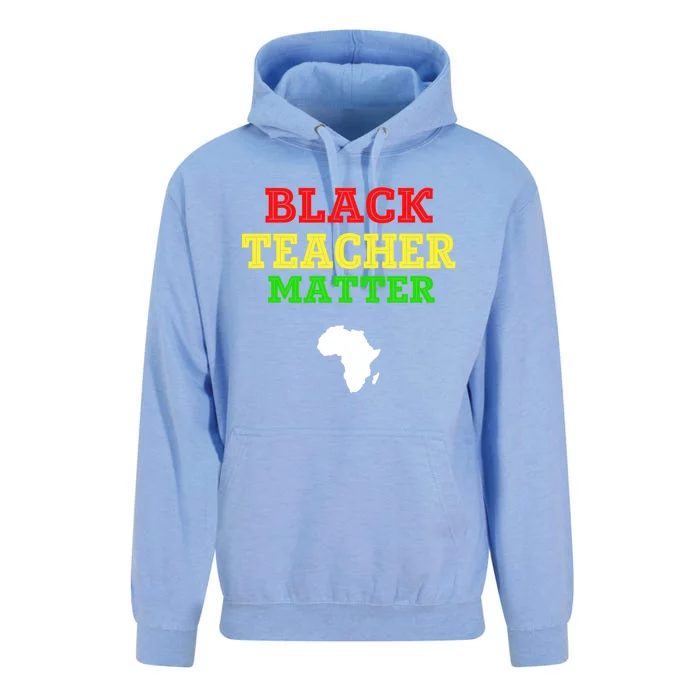 Black Teacher Matter Black History Month African American Great Gift Unisex Surf Hoodie