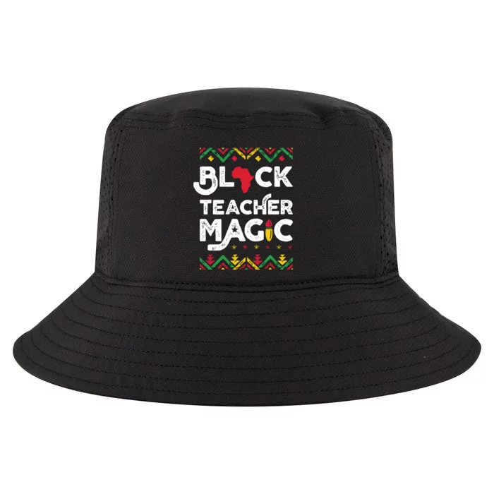 Black Teacher Magic Teacher Black History Month Cool Comfort Performance Bucket Hat