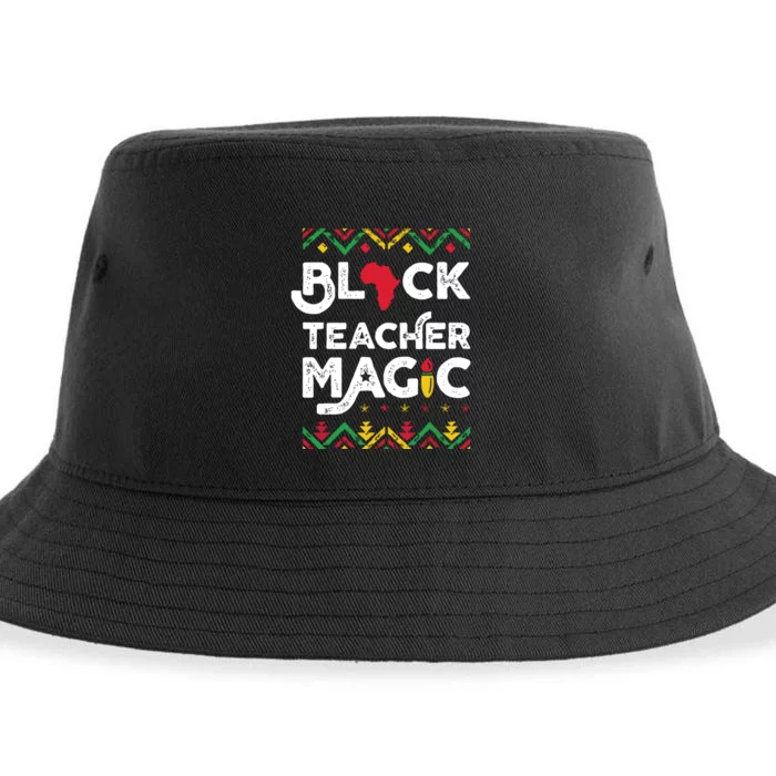 Black Teacher Magic Teacher Black History Month Sustainable Bucket Hat