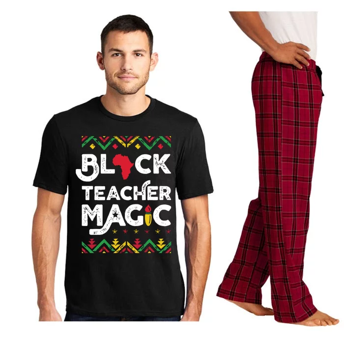 Black Teacher Magic Teacher Black History Month Pajama Set