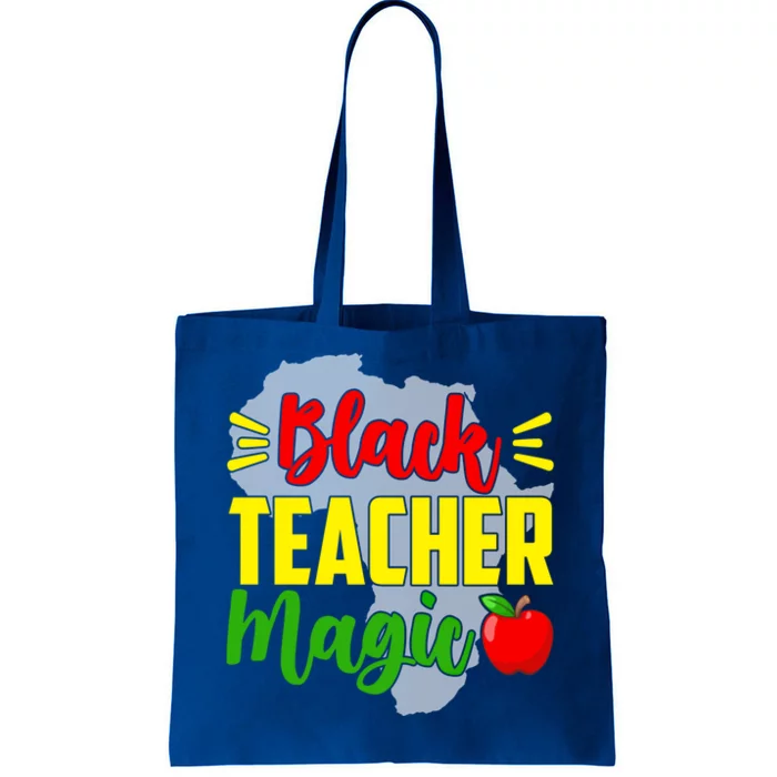 Black Teacher Magic African American Black History Month Gift Tote Bag