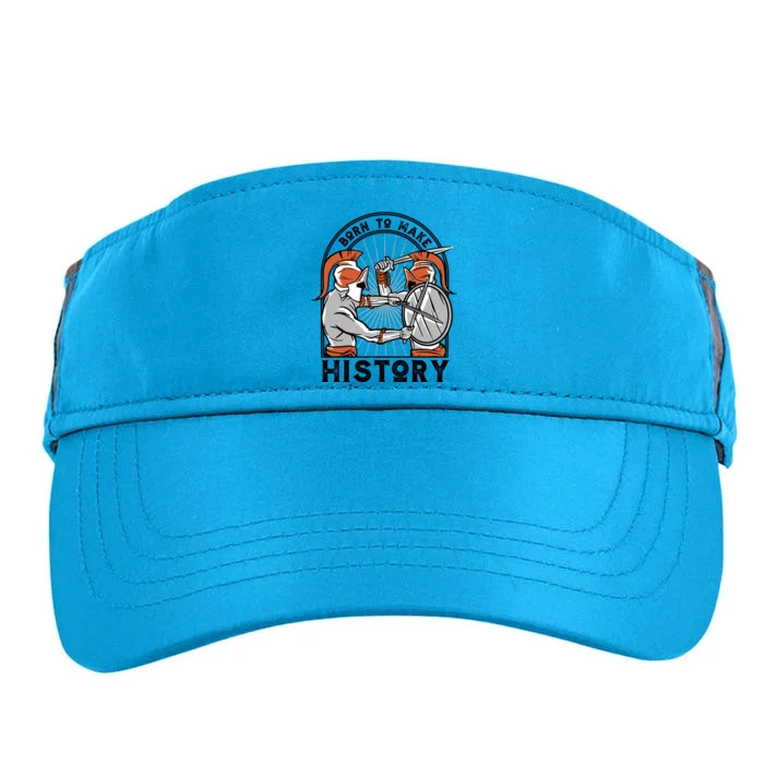 Born To Make History Spartan Adult Drive Performance Visor