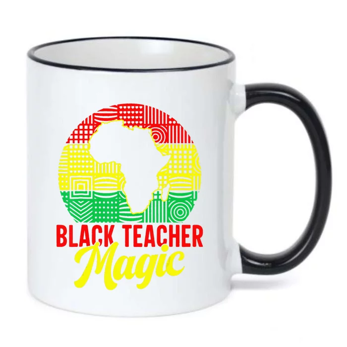 Black Teacher Magic Juneteenth Teacher Black History Month Black Color Changing Mug