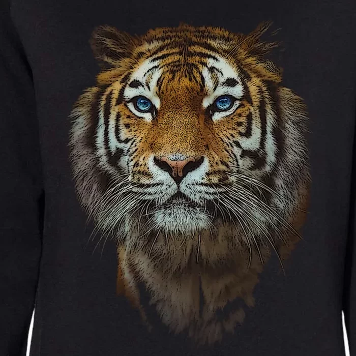 Bengal Tiger Meaningful Gift Endangered Wildlife Lover Big Cat Gift Womens California Wash Sweatshirt