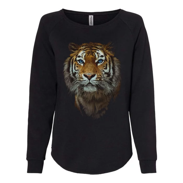 Bengal Tiger Meaningful Gift Endangered Wildlife Lover Big Cat Gift Womens California Wash Sweatshirt