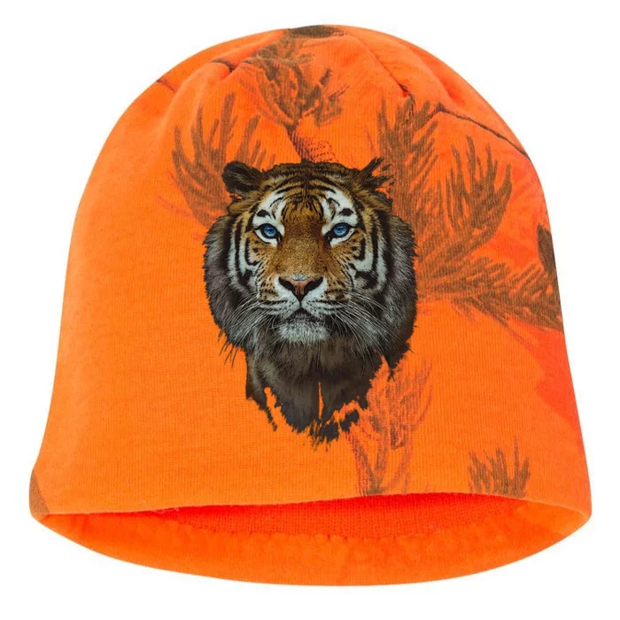 Bengal Tiger Meaningful Gift Endangered Wildlife Lover Big Cat Gift Kati - Camo Knit Beanie