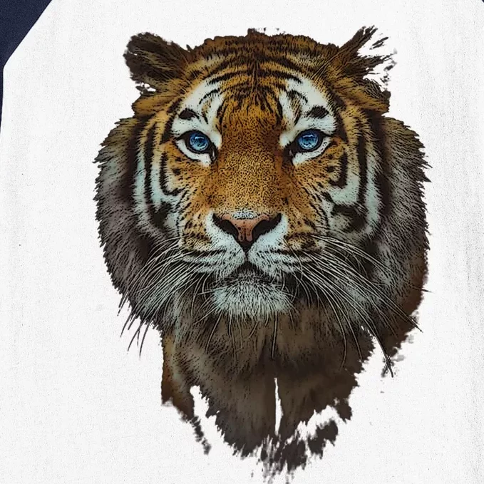 Bengal Tiger Meaningful Gift Endangered Wildlife Lover Big Cat Gift Baseball Sleeve Shirt