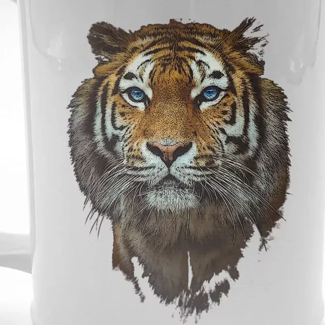 Bengal Tiger Meaningful Gift Endangered Wildlife Lover Big Cat Gift Front & Back Beer Stein