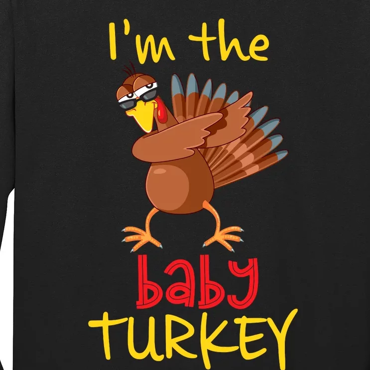 Baby Turkey Matching Family Group Thanksgiving Party Long Sleeve Shirt