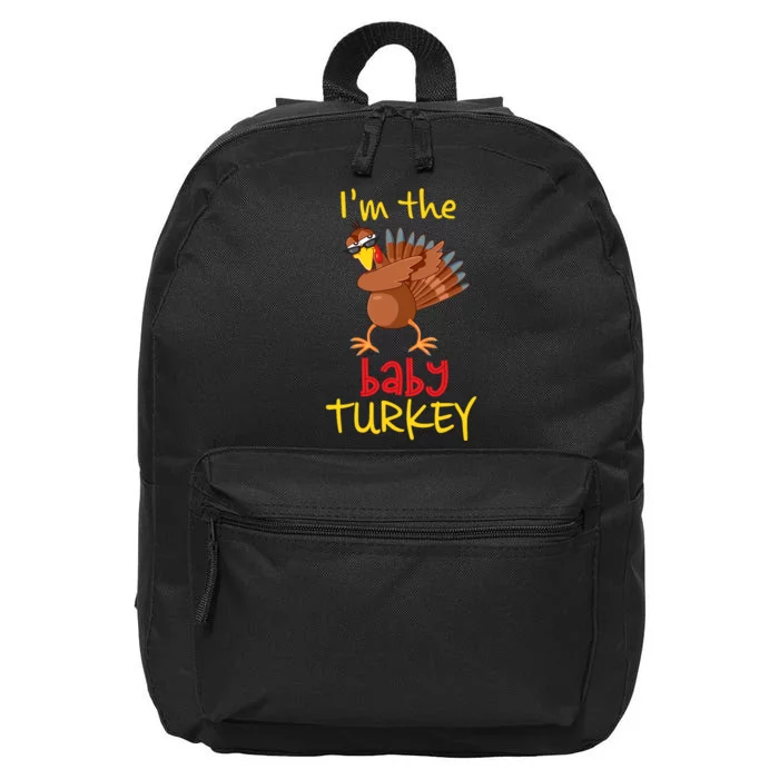 Baby Turkey Matching Family Group Thanksgiving Party 16 in Basic Backpack