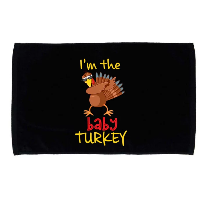 Baby Turkey Matching Family Group Thanksgiving Party Microfiber Hand Towel