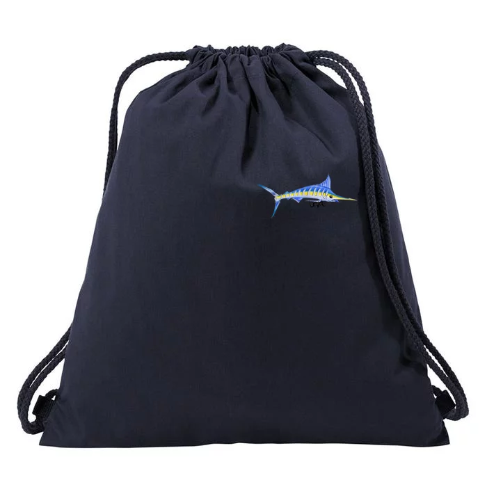 Bevel Tuna Marlin Drawstring Bag