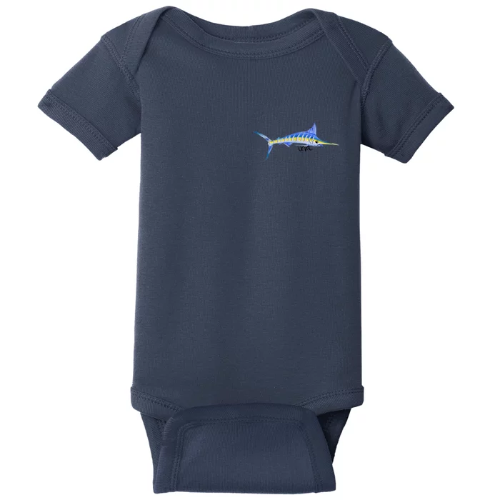 Bevel Tuna Marlin Baby Bodysuit