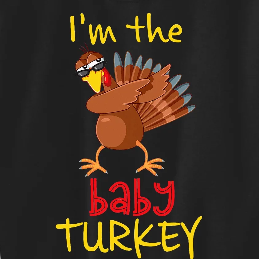 Baby Turkey Matching Family Group Thanksgiving Party Kids Sweatshirt