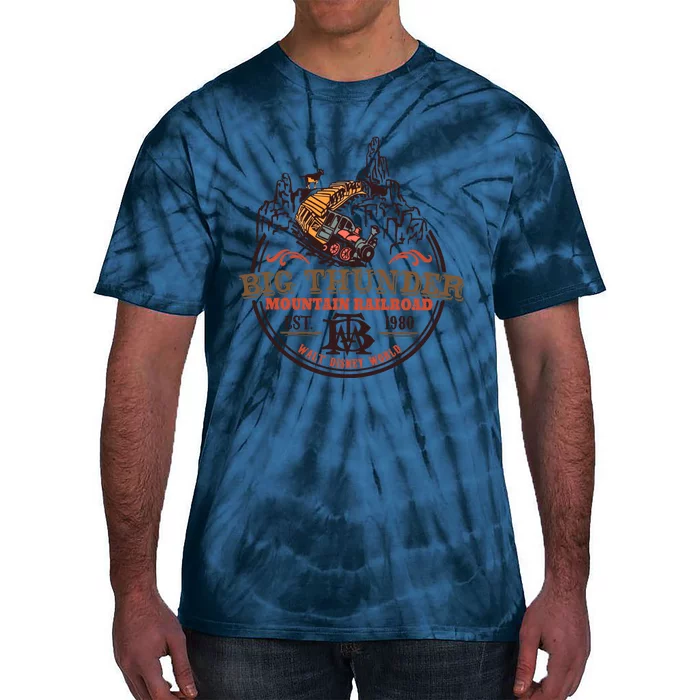 Big Thunder Mountain Railroad Est 1980 Tie-Dye T-Shirt