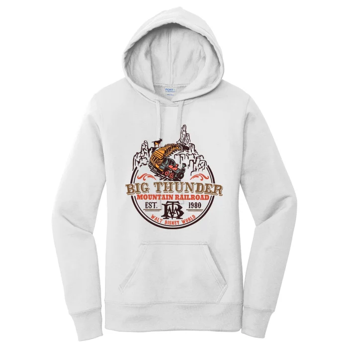 Big Thunder Mountain Railroad Est 1980 Women's Pullover Hoodie