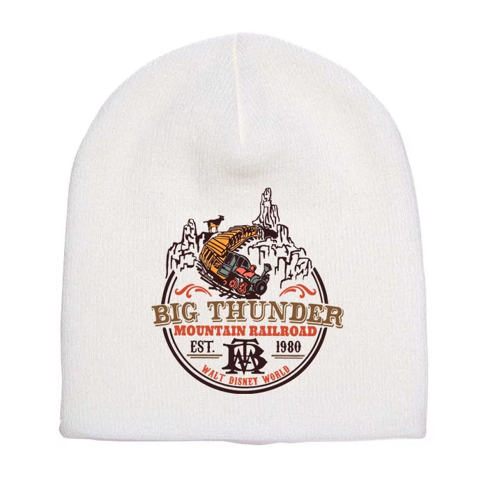 Big Thunder Mountain Railroad Est 1980 Short Acrylic Beanie