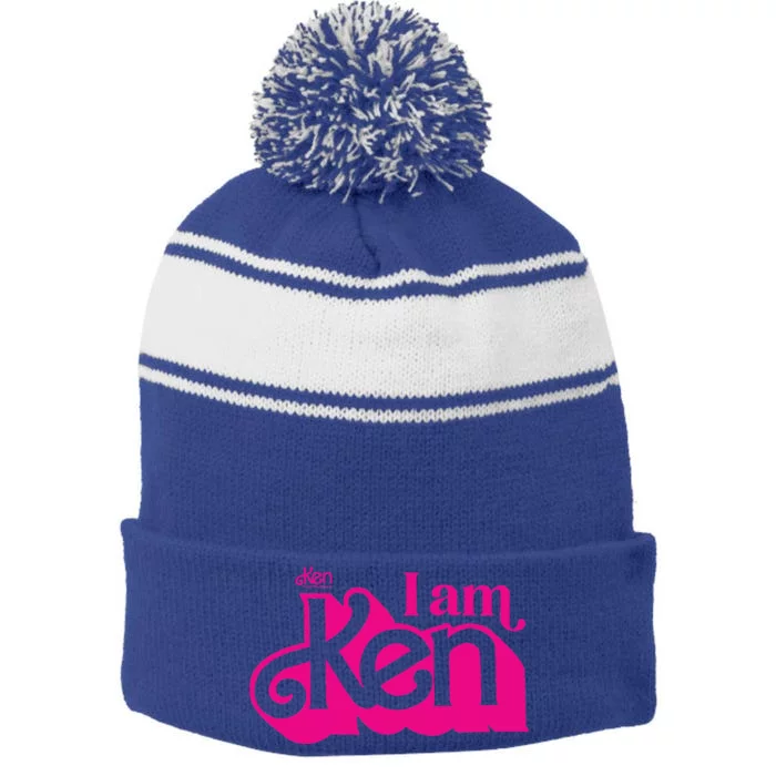 B.Arbie The Movie I Am K.En Stripe Pom Pom Beanie