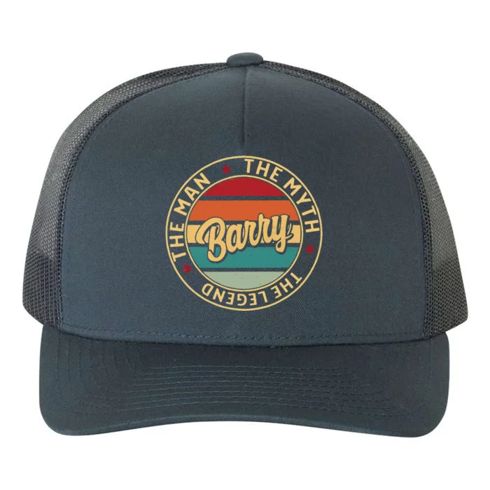 Barry The Man The Myth The Legend Yupoong Adult 5-Panel Trucker Hat