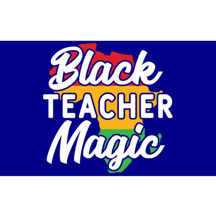 Black Teacher Magic Funny African American School Teacher Meaningful Gift Bumper Sticker