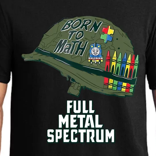 Born To Math Full Metal Spectrum Autism Awareness Pajama Set