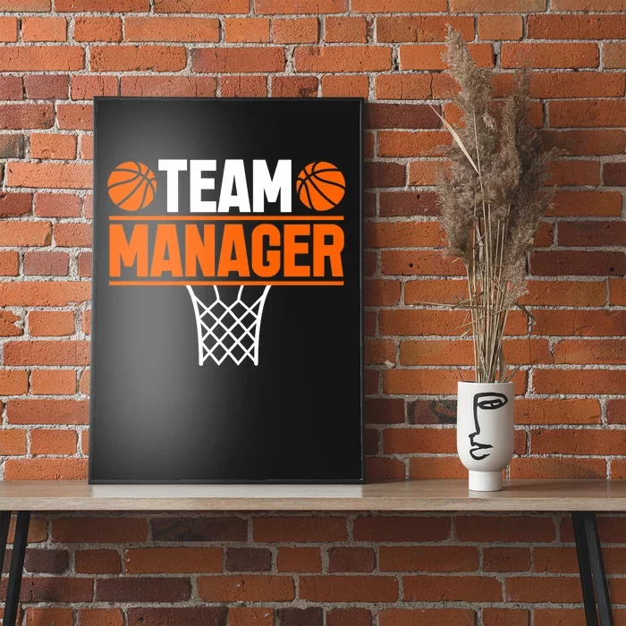 Basketball Team Manager Sports Game Lovers Premium Poster