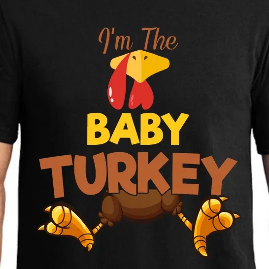 Baby Turkey Matching Family Group Thanksgiving Gifts Pajama Set