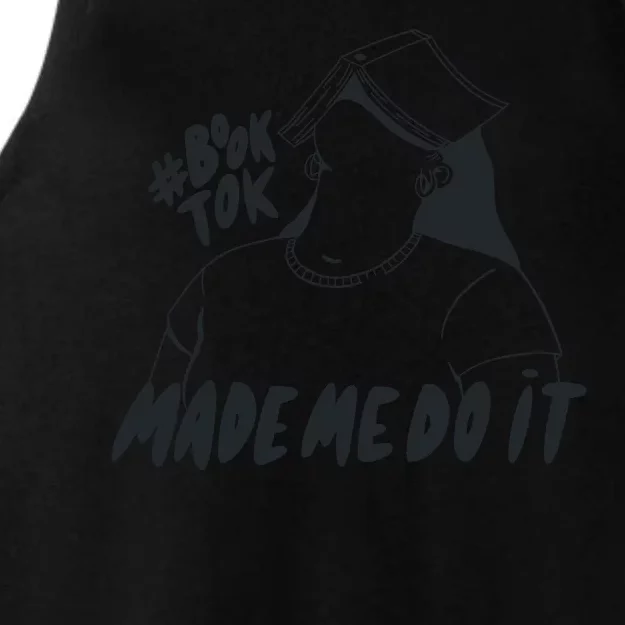 Book Tok Made Me Do It Ladies Tri-Blend Wicking Tank