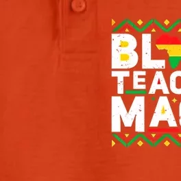 Black Teacher Magic Tee Teacher Black History Month Cute Gift Dry Zone Grid Performance Polo