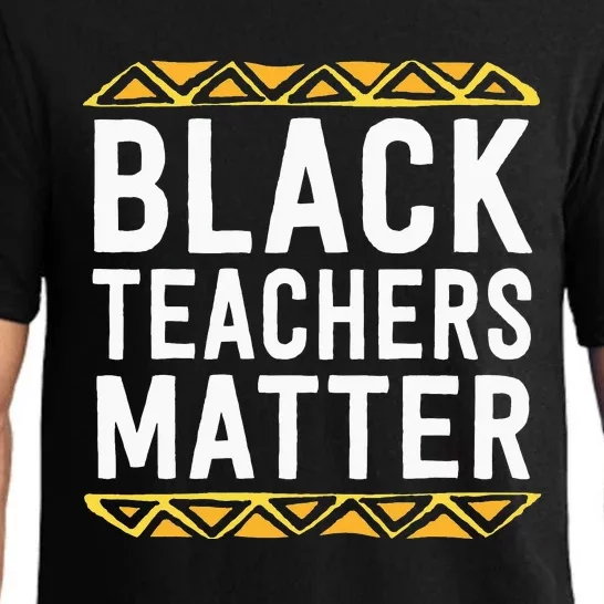 Black Teachers Matter BHM School Educator Pajama Set