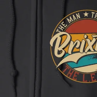 Brixton The Man The Myth The Legend Full Zip Hoodie