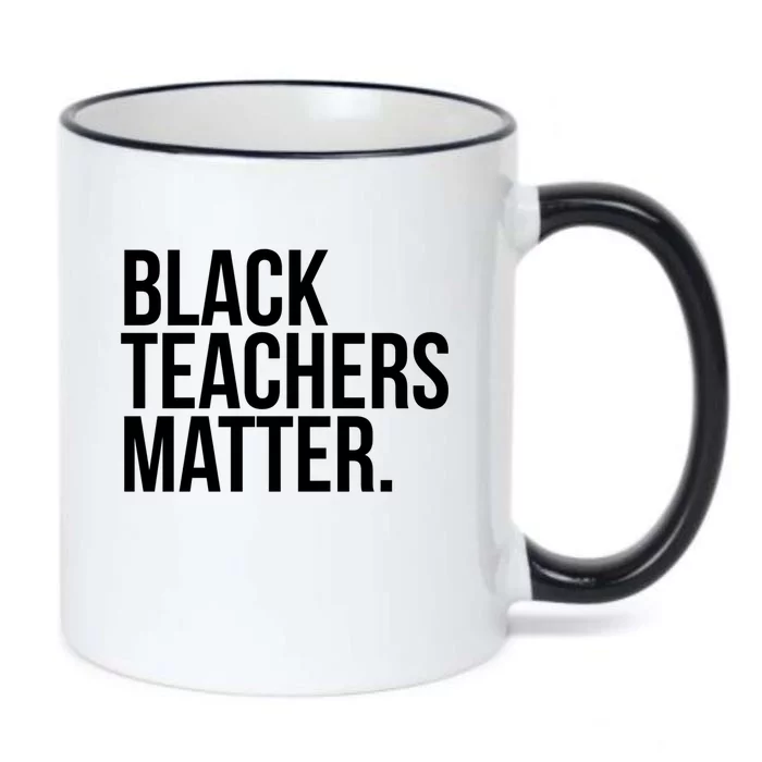 Black Teachers Matter Education Teach History Month Pride Gift Black Color Changing Mug