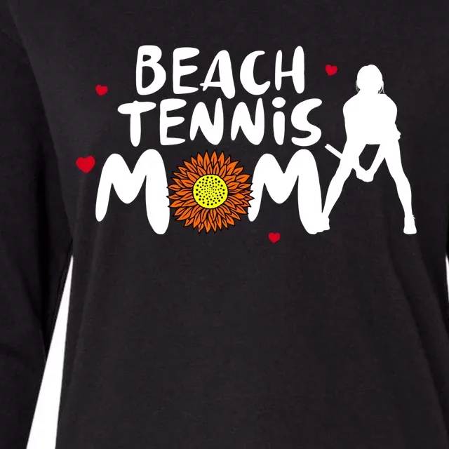 Beach Tennis Mom Funny Gift For Beach Tennis Mom Gift Womens Cotton Relaxed Long Sleeve T-Shirt