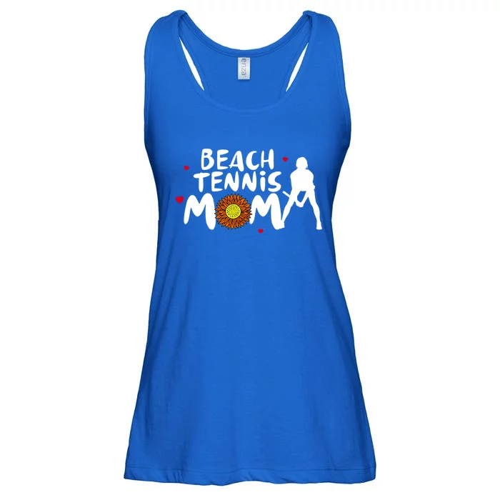 Beach Tennis Mom Funny Gift For Beach Tennis Mom Gift Ladies Essential Flowy Tank