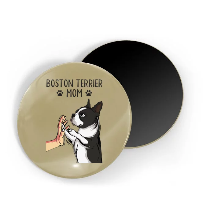 Boston Terrier Mom Cute Bostie Dog Mama Funny Magnet