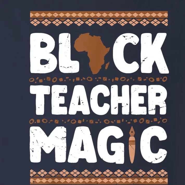 Black Teacher Magic Teacher Black History Month Toddler Long Sleeve Shirt