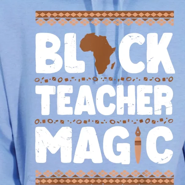 Black Teacher Magic Teacher Black History Month Unisex Surf Hoodie