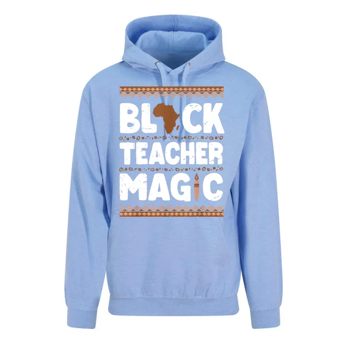 Black Teacher Magic Teacher Black History Month Unisex Surf Hoodie