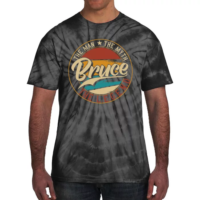 Bruce The Man The Myth The Legend Tie-Dye T-Shirt