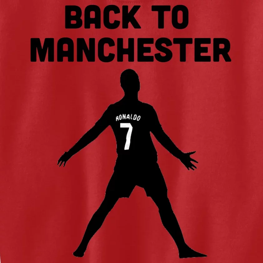 Back To Manchester Ronaldo 7 Kids Sweatshirt