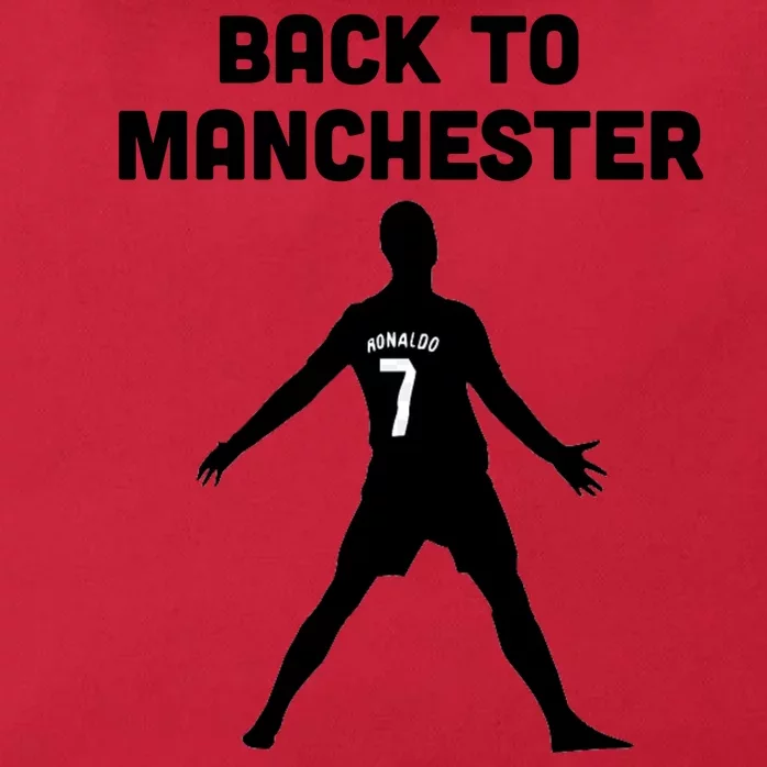 Back To Manchester Ronaldo 7 Zip Tote Bag